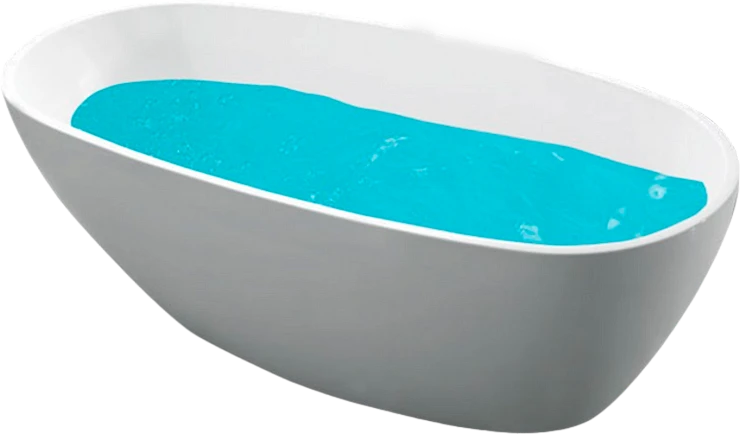 Акриловая ванна ESBANO Sophia 170x85 ESVASOPHW белая глянцевая
