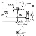 Смеситель для раковины Grohe Grandera 23303000 хром
