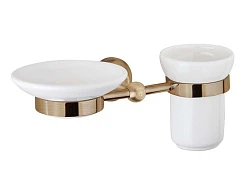 Стакан Cezares Aphrodite APHRODITE-STTS-02 с мыльницей, бронза