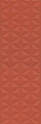 Керамическая плитка Kerama Marazzi Диагональ структура 25x75 см красный матовый