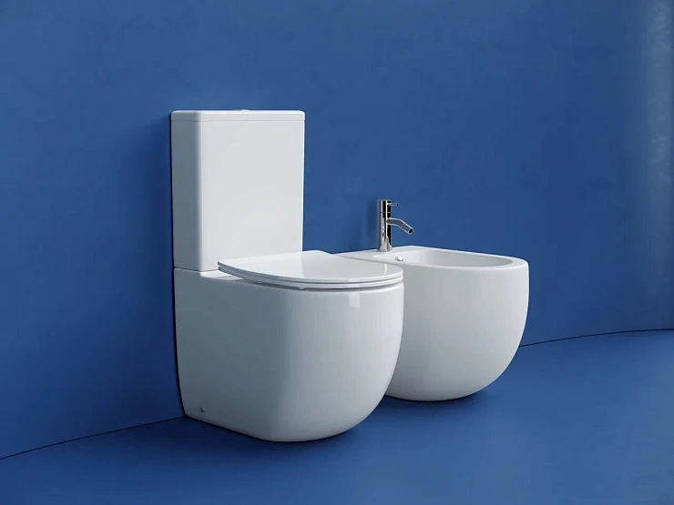 Унитаз-компакт Ceramica Nova Metropol CN4001T белый глянцевый