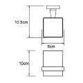 Стакан Wasserkraft Dill K-3928 хром