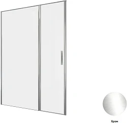 Душевая дверь в нишу Allen Brau Priority 160x200 см 3.31037.00 профиль хром, стекло прозрачное
