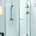 Душевой уголок Azario Montreal 90х90см AZ-NWG1231-R профиль хром, стекло прозрачное