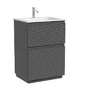 Тумба под раковину Sancos Folk Floor 60 FL60FGS напольная, Grey soft