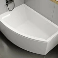 Акриловая ванна Vagnerplast Veronela Offset 160x105 VPBA160VEA3LX-04 левая, белая глянцевая