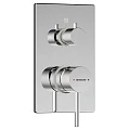 Смеситель встраиваемый для душа Bravat Arc P69193C-2-ENG хром