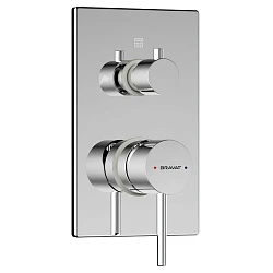Смеситель встраиваемый для душа Bravat Arc P69193C-2-ENG хром