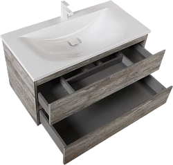 Тумба с раковиной Cezares Molveno 100 legno grigio