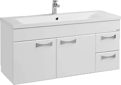 Тумба с раковиной Aquaton Диор 120 белая