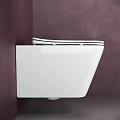 Унитаз подвесной Ceramica Nova Metric CN3007 белый глянец