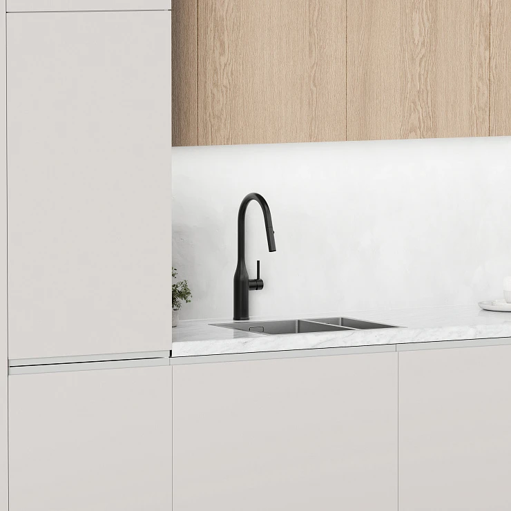 Смеситель для кухни Sancos Grand SC4002MB черный матовый