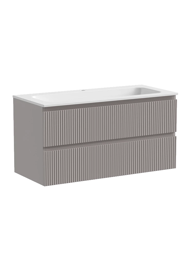 Тумба под раковину Sancos Snob T 100 SNT100SM серая матовая