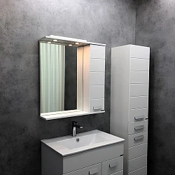 Зеркало-шкаф Comforty Модена М 75 00-00001640CF белый