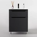 Тумба с раковиной Style Line Марелла 70 напольная, антискрейтч серый