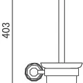 Ершик Aquanet 4688 золото