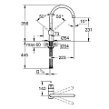 Смеситель для кухни Grohe Minta 32917KS0 черный