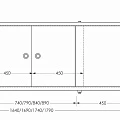 Экран Aquanet Kupe 169см 00273297 белый