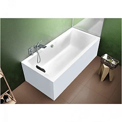 Акриловая ванна Riho Lugo 190x90 Plug & Play B136015005 левая, белая глянцевая