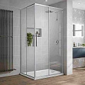 Душевой уголок Vincea Slim-U 100х80см VSS-2SU8010CL профиль хром, стекло прозрачное
