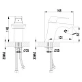Смеситель для раковины Lemark Unit LM4546C хром