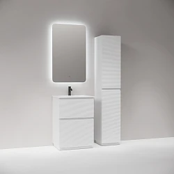 Тумба с раковиной Sancos Folk Floor 60 напольная, Bianco