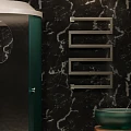 Полотенцесушитель электрический Приоритет Moda-Quadro 2 80x50 черный