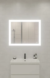 Зеркало Cersanit LED 030 design 80*60, с подсветкой, антизапотевание, KN-LU-LED030*80-d-Os
