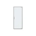 Душевая дверь в нишу Bravat Drop 80x200см BD080.4110A профиль хром, стекло прозрачное