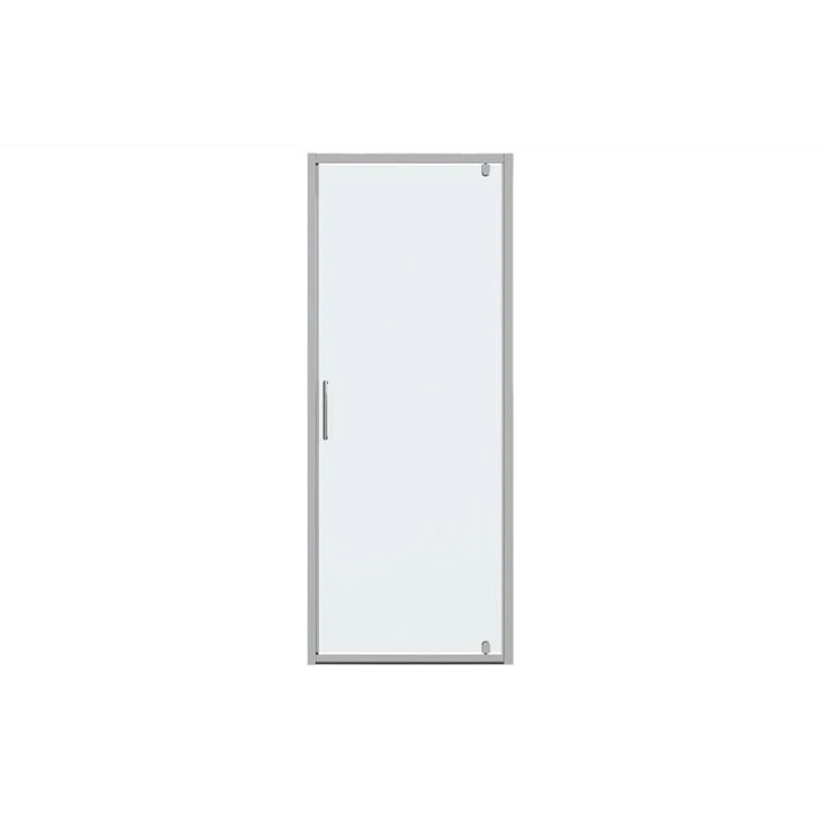 Душевая дверь в нишу Bravat Drop 80x200см BD080.4110A профиль хром, стекло прозрачное