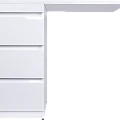 Тумба с раковиной Style Line Даллас 110 напольная, левая, белый глянец