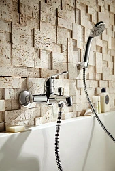 Смеситель для ванны с душем Bravat FIT F6135188CP-B-RUS хром