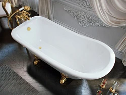 Ванна из искусственного камня Эстет Марсель 170x80 ФР-00001849 белая глянцевая