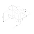 Стакан AM.PM Inspire 2.0 A50A343400 хром
