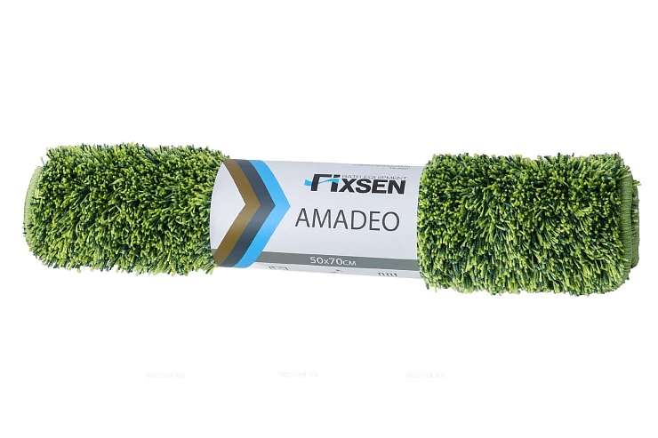 Коврик для ванной Fixsen Amadeo 50x70 см FX-3001F зеленый