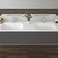 Тумба под раковину Cezares TITAN-I-1800/530-2C-WHW светлое дерево