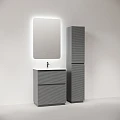 Тумба с раковиной Sancos Folk Floor 70 напольная, Ergraut soft