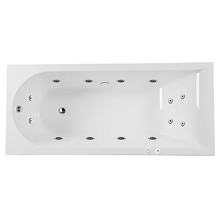 Акриловая ванна AM.PM Inspire 180x80 W5AW-180-080W2D64 белая глянцевая