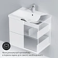 Тумба с раковиной AM.PM Gem 60 белый глянец