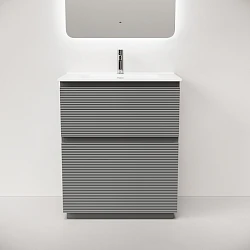 Тумба под раковину Sancos Folk Floor 70 FL70FES напольная, Ergraut soft