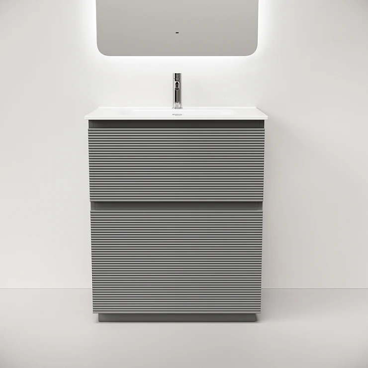 Тумба под раковину Sancos Folk Floor 70 FL70FES напольная, Ergraut soft