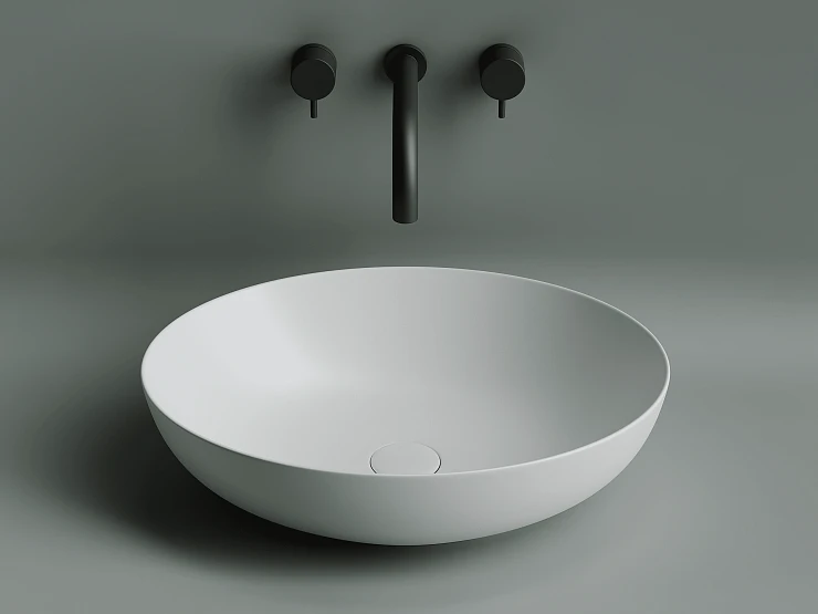 Раковина накладная Ceramica Nova Element CN6017MW белая матовая