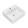Раковина накладная AQUATON Geometry WQ8A37000000004 45х40 см, белая глянцевая