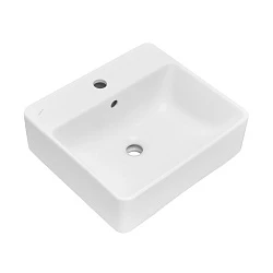 Раковина накладная AQUATON Geometry WQ8A37000000004 45х40 см, белая глянцевая