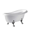 Акриловая ванна Vincea 170x75 VBT-120-1700-Cr белая глянцевая
