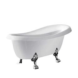 Акриловая ванна Vincea 170x75 VBT-120-1700-Cr белая глянцевая