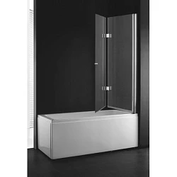 Шторка на ванну Cezares Verona 120x145см VERONA-W-V-21-120-P-Cr-R профиль хром, стекло рифленое