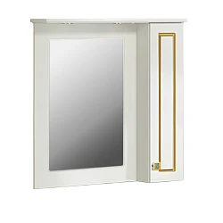 Зеркало-шкаф Comforty Палермо 80 00004143508CF патина золото