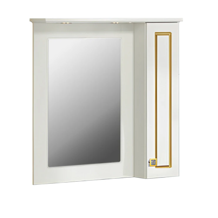 Зеркало-шкаф Comforty Палермо 80 00004143508CF патина золото
