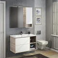 Зеркало-шкаф Comforty Гамбург 90 00004142227CF дуб сонома